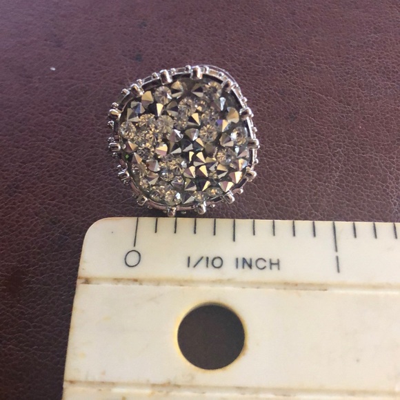 Rhinestone Diamond Studs - Picture 4 of 4